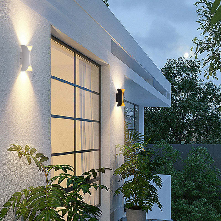 Værbestandig LED aluminium vegglampe for utendørs eleganse | Luvikno