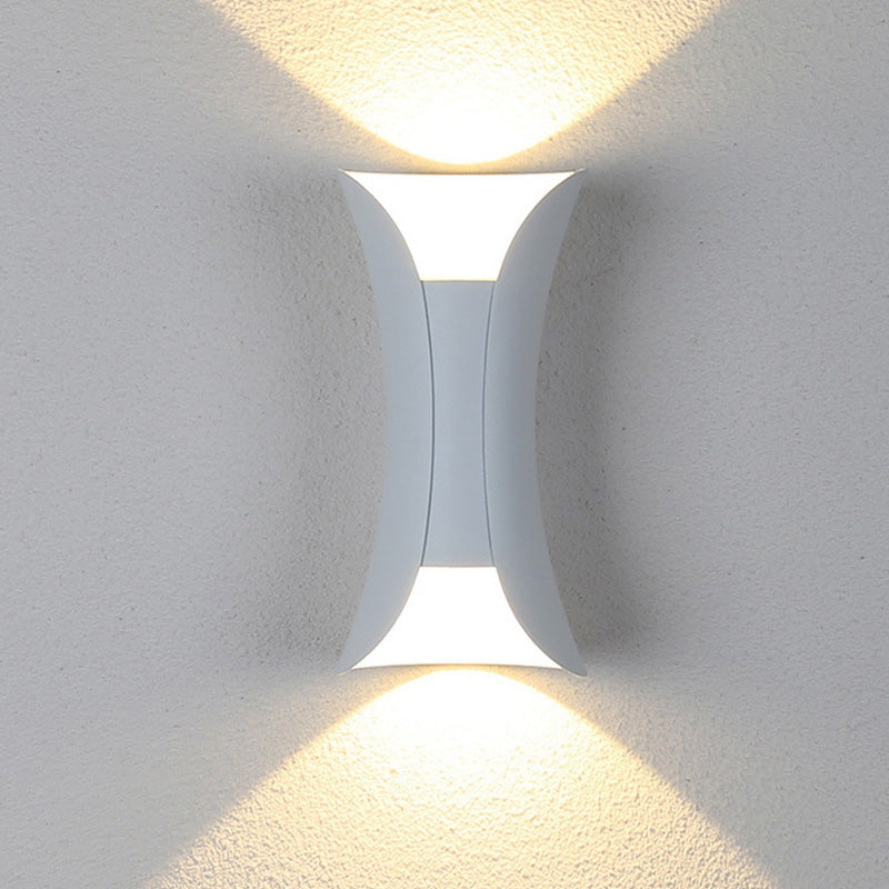 Utendørs LED Vegglampe Aluminium Vanntett Luvikno
