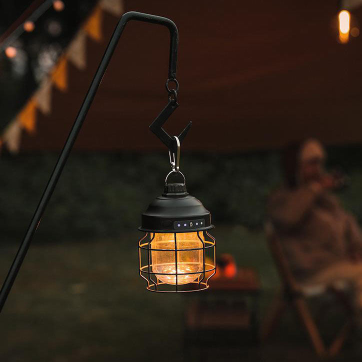 Utendørs Camping Jern LED Lys | Luvikno
