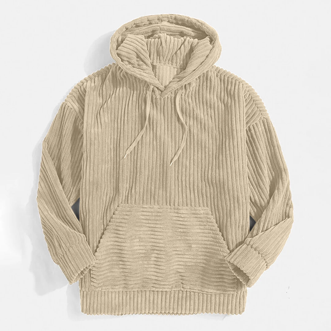 Luvik | Kvalitets corduroy hettegenser for menn