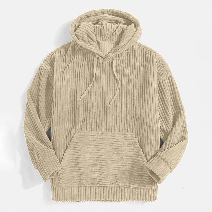Luvik | Kvalitets corduroy hettegenser for menn