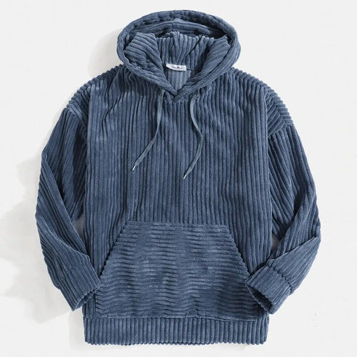 Luvik | Kvalitets corduroy hettegenser for menn