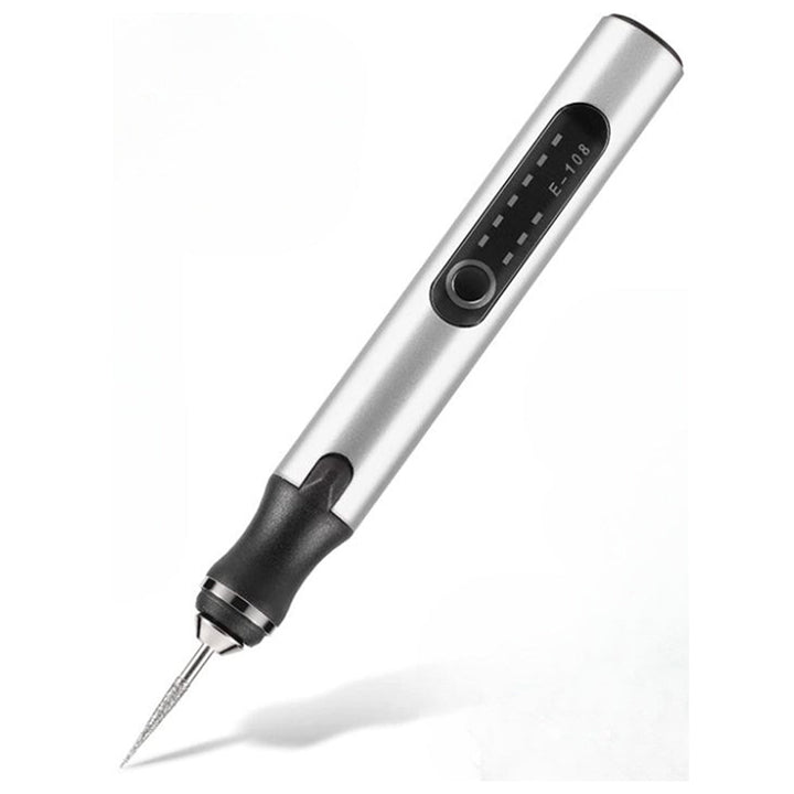 Luvikno | Elektrisk profesjonell gravering penn for smykker glass tre stein metall - USB oppladbar