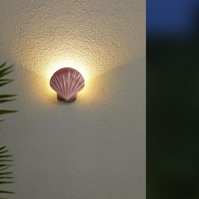 Utendørs Kreativ Skall Design Aluminium LED Vanntett Vegglampe | Luvikno