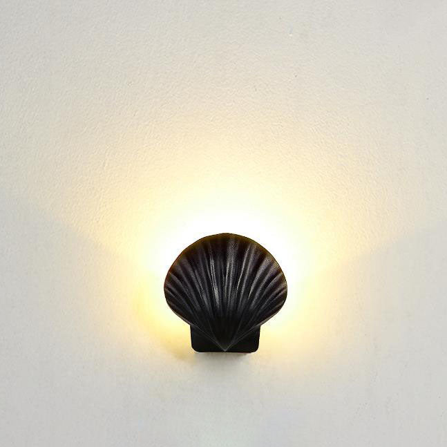 Utendørs Kreativ Skall Design Aluminium LED Vanntett Vegglampe | Luvikno