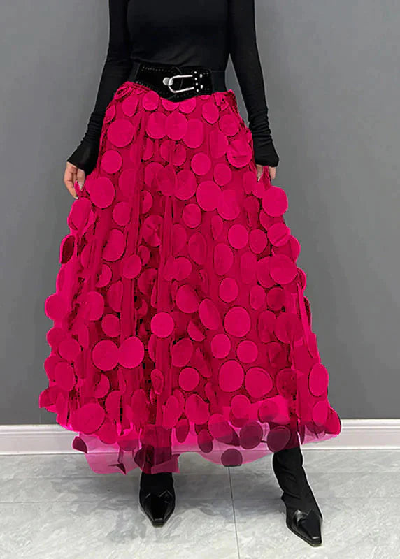 Luvik | Elegant pilkkukuosiset hameet