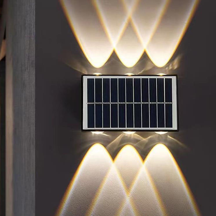 Moderne industriell sol vanntett ABS søyle LED vegglampe for utendørs terrasse | Luvikno