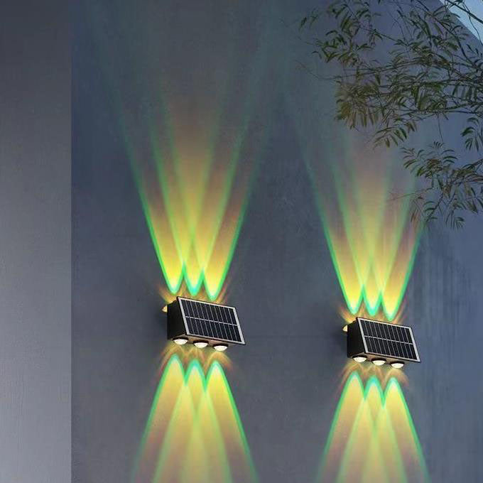 Moderne industriell sol vanntett ABS søyle LED vegglampe for utendørs terrasse | Luvikno