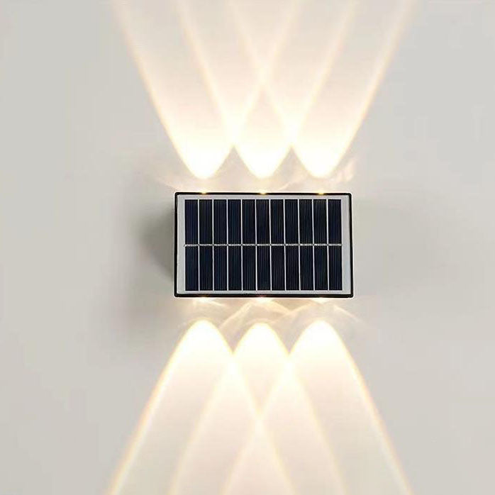 Moderne industriell sol vanntett ABS søyle LED vegglampe for utendørs terrasse | Luvikno