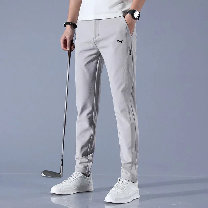 Luvik | Golf-housut joustavasta materiaalista liikkuvuuden vuoksi