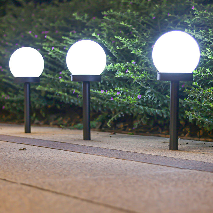 Moderne Minimalistisk Vanntett Sol Globe ABS LED Landskapslys For Hage | Luvikno