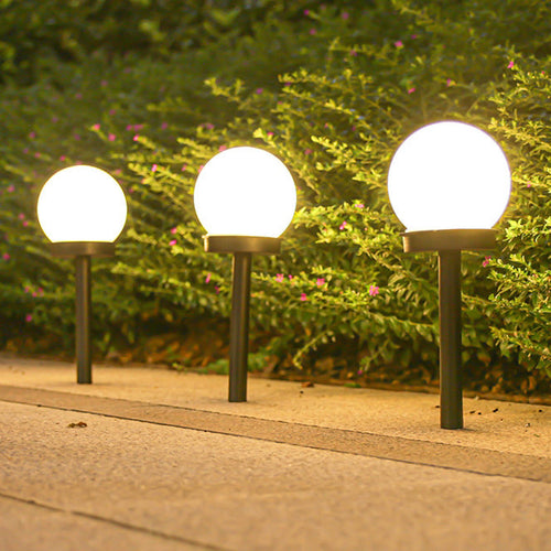 Moderne Minimalistisk Vanntett Sol Globe ABS LED Landskapslys For Hage | Luvikno