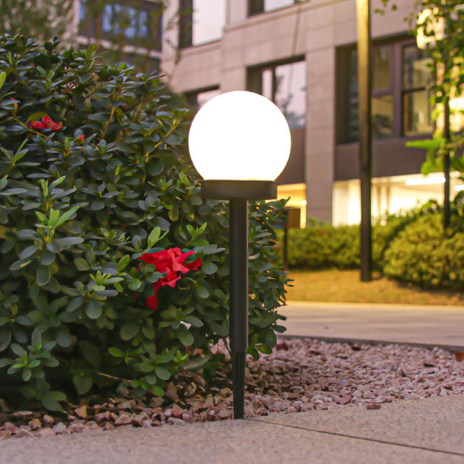Moderne Minimalistisk Vanntett Sol Globe ABS LED Landskapslys For Hage | Luvikno