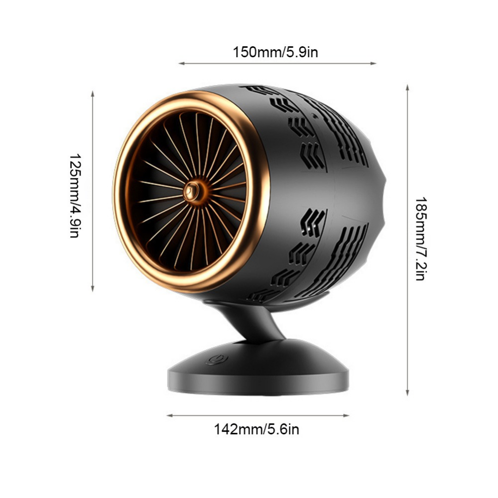 Kompakt bærbar ventilator kokeuttrekker vifte Luvikno