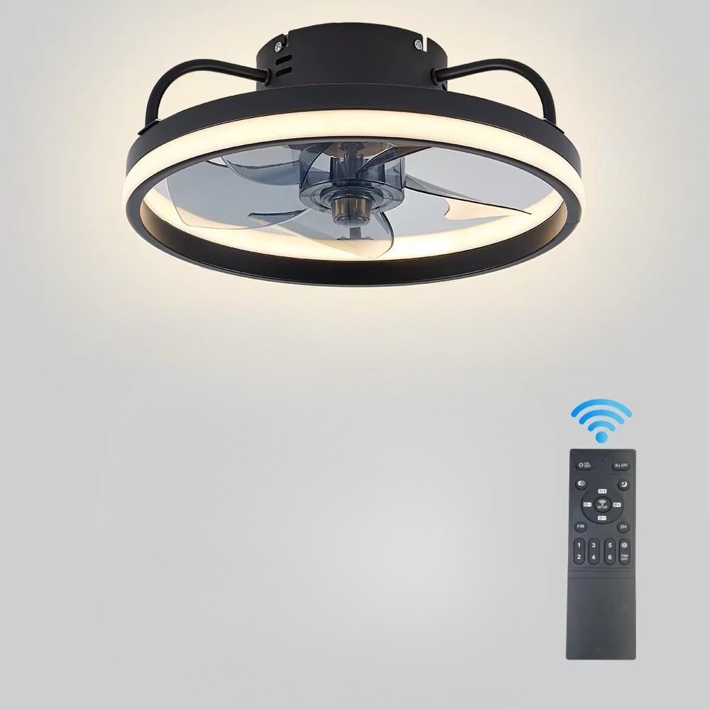 55W Multifunksjonell Takvifte med LED-lampe og Fjernkontroll Luvikno