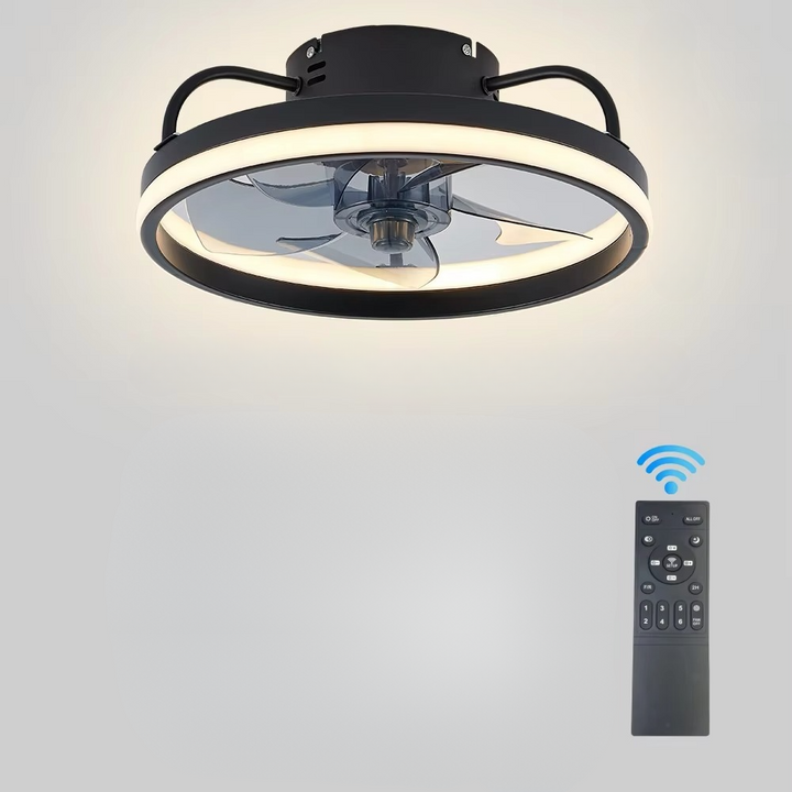 55W Multifunksjonell Takvifte med LED-lampe og Fjernkontroll Luvikno