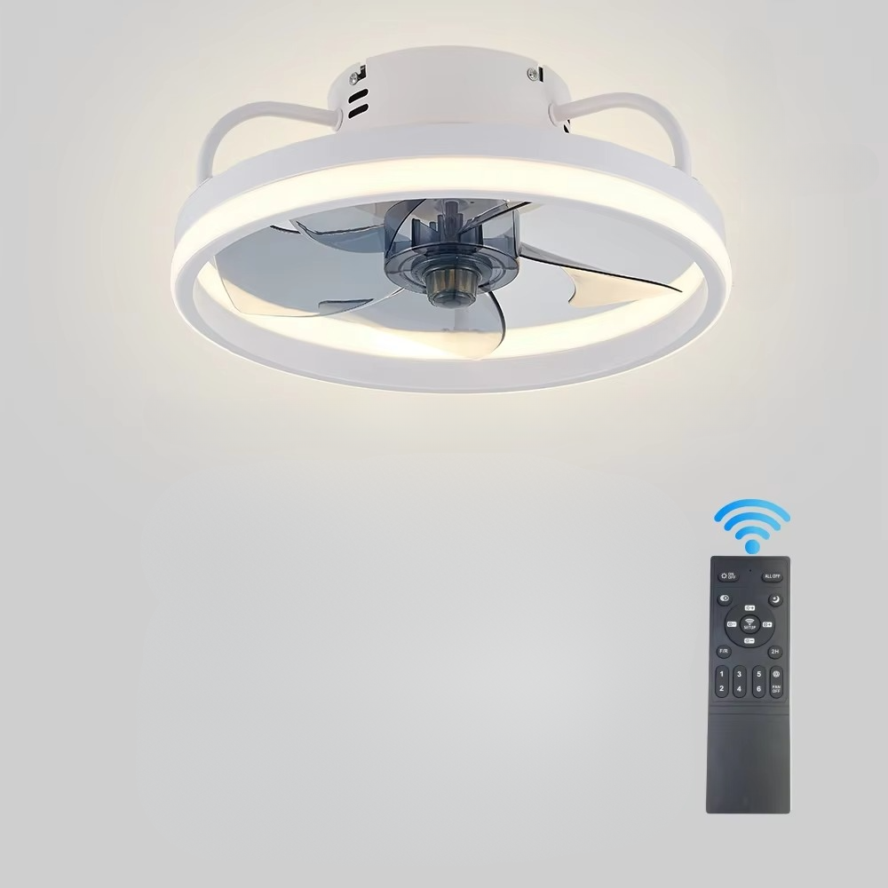 55W Multifunksjonell Takvifte med LED-lampe og Fjernkontroll Luvikno