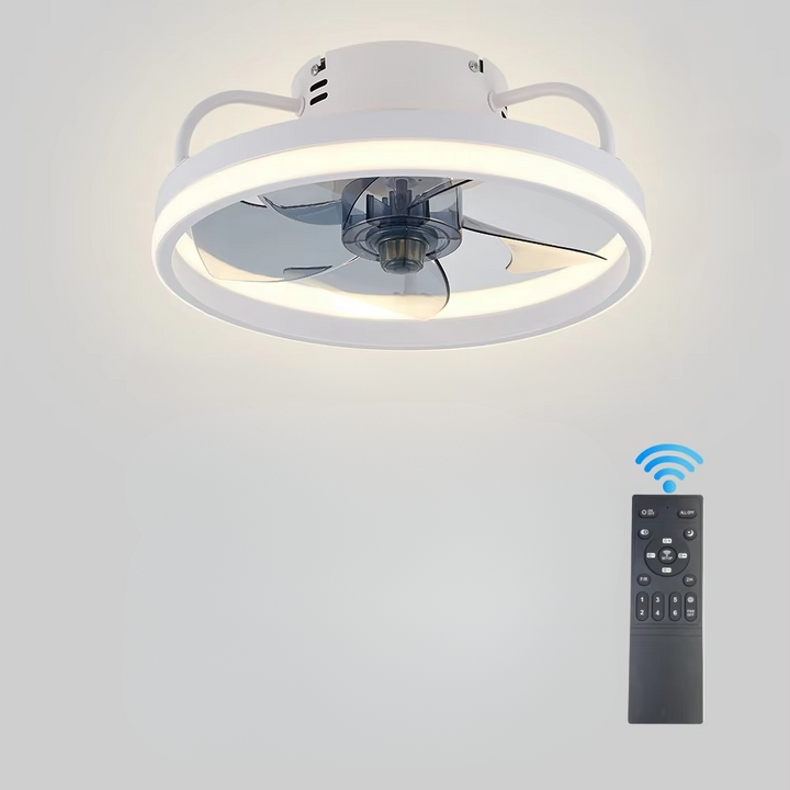 55W Multifunksjonell Takvifte med LED-lampe og Fjernkontroll Luvikno