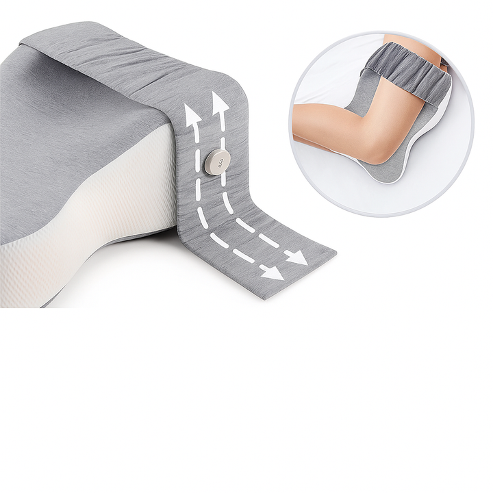 Side Sleeper Alignment – Pustende Minne Skum med Strop – Graviditet og Hofte Støtte Luvikno