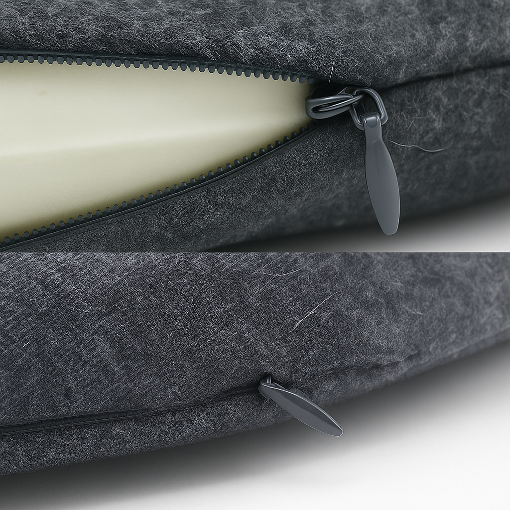 Minnesv foam ryggsmerte lindring – Ergonomisk høy-densitets støtte – Bærbar for arbeid og reise Luvikno