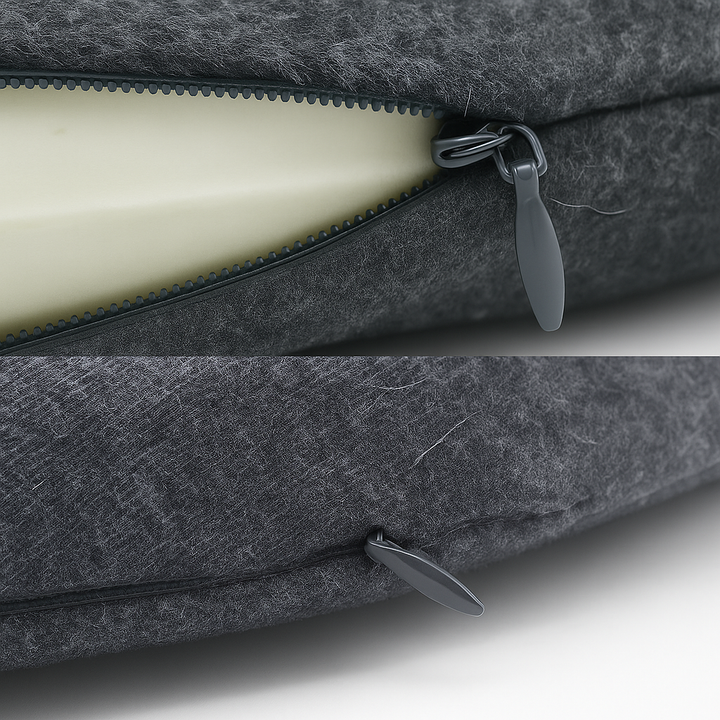 Minnesv foam ryggsmerte lindring – Ergonomisk høy-densitets støtte – Bærbar for arbeid og reise Luvikno