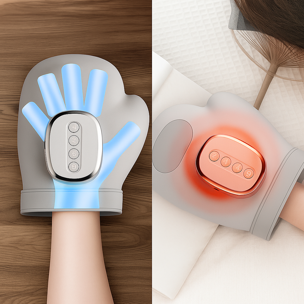 Varmeavlastningsenhet – Trådløs USB-oppladbar – Ideell for karpaltunnelsyndrom Luvikno