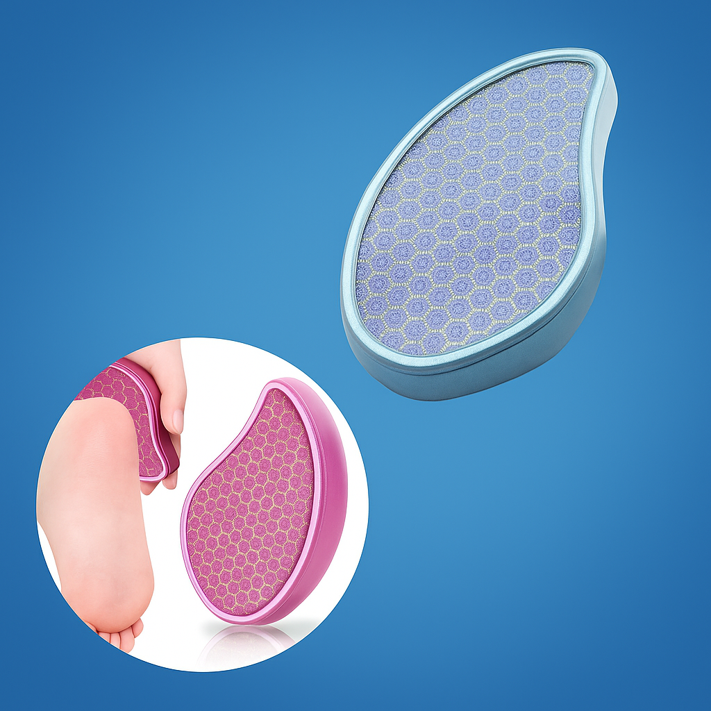 Skin Remover – Nano Glass Surface – Vaskbar & Skånsom – Glatt Sprukne Hæler Hjemme Luvikno
