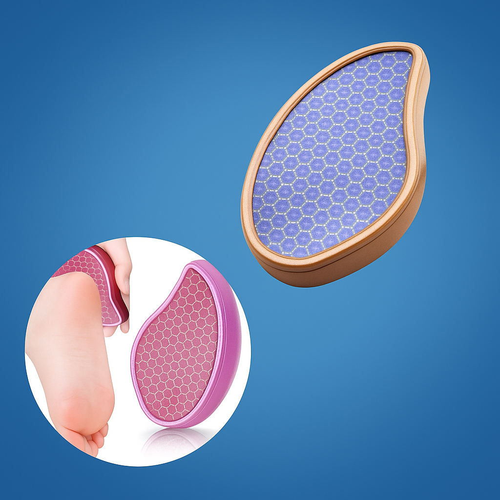 Skin Remover – Nano Glass Surface – Vaskbar & Skånsom – Glatt Sprukne Hæler Hjemme Luvikno