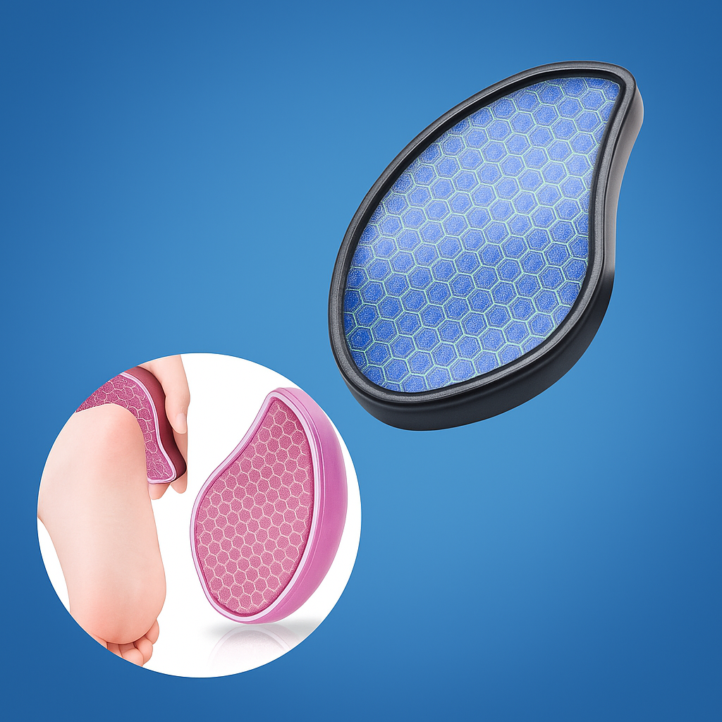 Skin Remover – Nano Glass Surface – Vaskbar & Skånsom – Glatt Sprukne Hæler Hjemme Luvikno