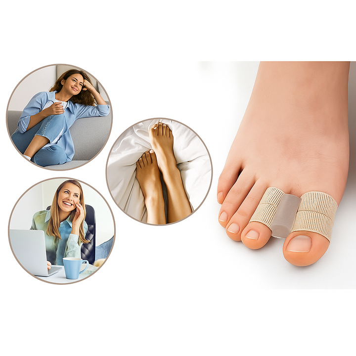 Bunions & Overlappende Tålindring – Myk Fleksibel Gel Design – Daglig Sko Komfort Luvikno