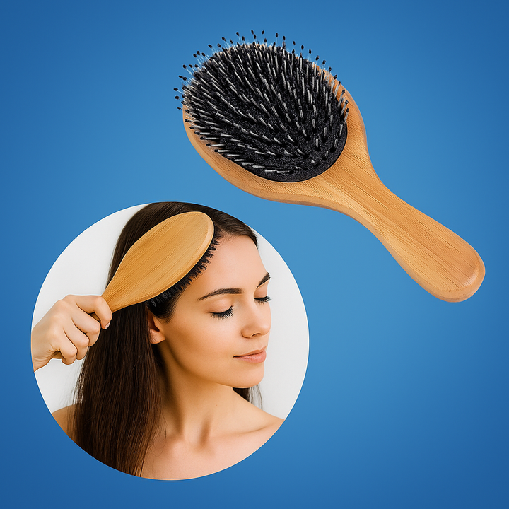 Anti-Frizz Hodebunnsmassasje – Naturlige Dobbelthår – Jevnt Sunt Hår Luvikno