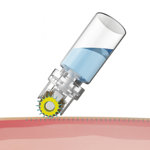 Boosts Serum Absorpsjon – Påfyllbar Flaske & Fine Nåler – Trygg Hjemmepleie Luvikno