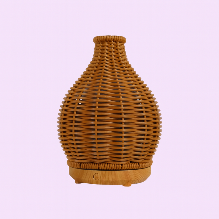Olje Diffuser – Tørr-Luft Lettelse for Soverom & Barnerom – Stillegående USB 5 V – 80 ml Stilig Vase Design Luvikno