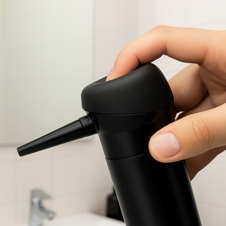 Precision Dyse Pumpe – Fin Spray Kontroll – Rask Naturlig Dekning for Tynnende Hår Luvikno
