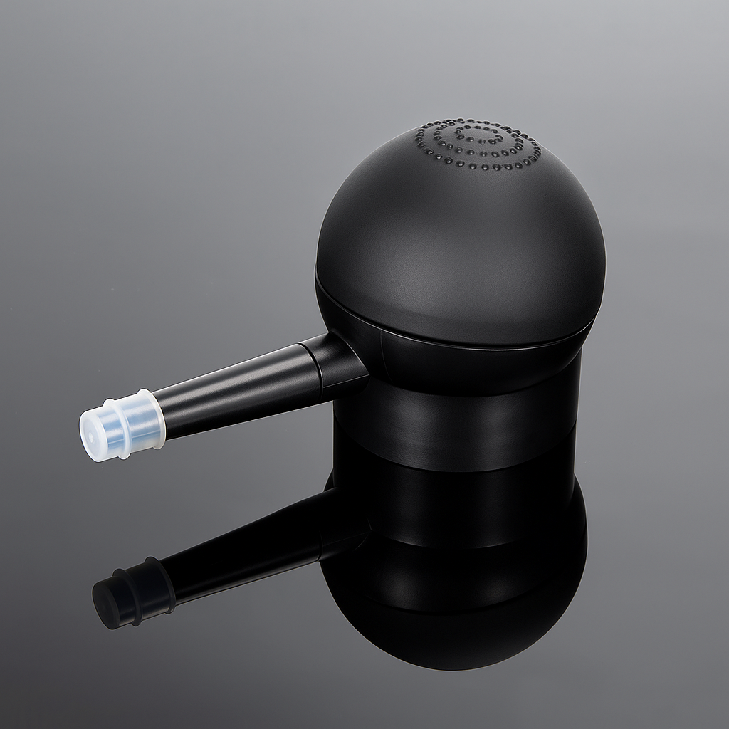 Precision Dyse Pumpe – Fin Spray Kontroll – Rask Naturlig Dekning for Tynnende Hår Luvikno