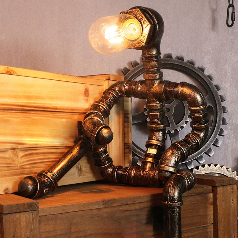 Luvikno | RoboLight: Futuristisk Soveroms Lampe med Oppbevaring