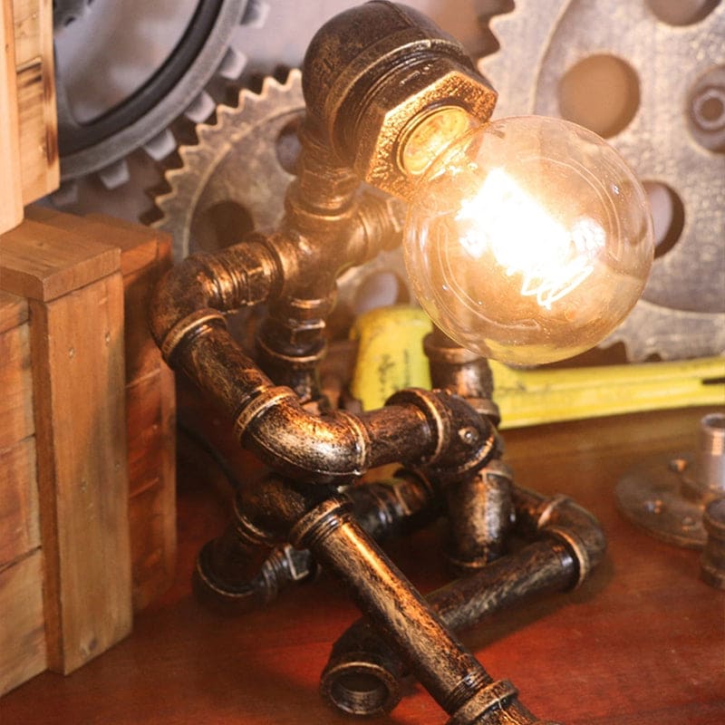 Luvikno | RoboLight: Futuristisk Soveroms Lampe med Oppbevaring