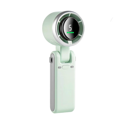 3-i-1 Mini Håndholdt Turbo Vifte – Skrivebord, Nakke & Bærbar Kjølevifte (Oppladbar) | Luvikno