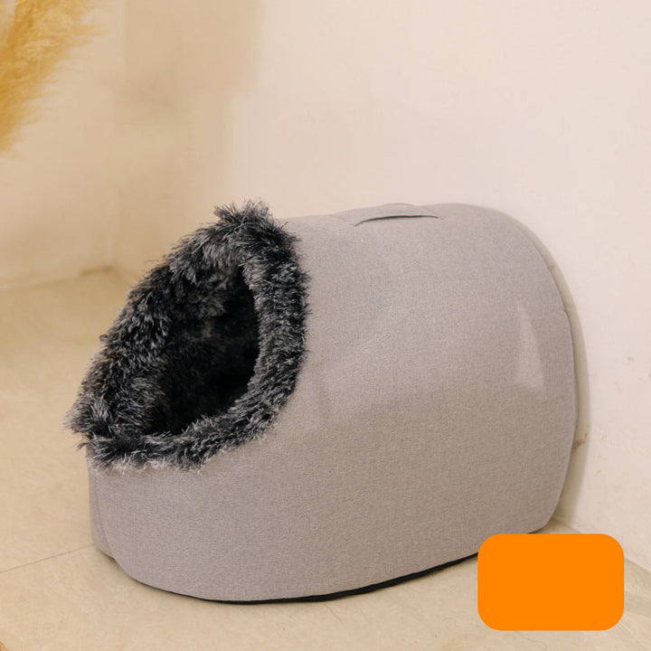 Luvikno | CozyNest Dyre Hule Seng | Varm og komfortabel huleplass for din pelsete venn
