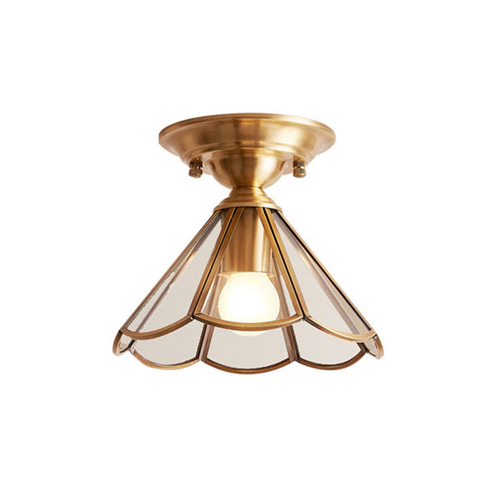Taklys Messing Metall Flush Mount Armatur Luvikno