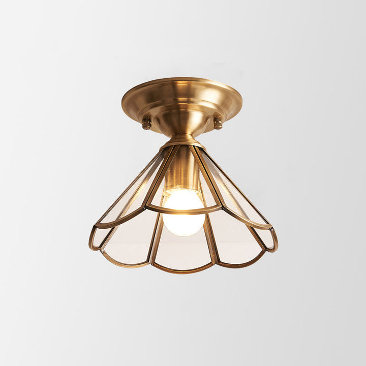 Taklys Messing Metall Flush Mount Armatur Luvikno