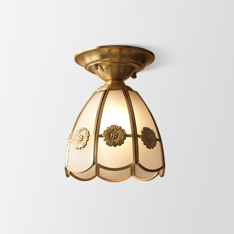 Taklys Messing Metall Flush Mount Armatur Luvikno