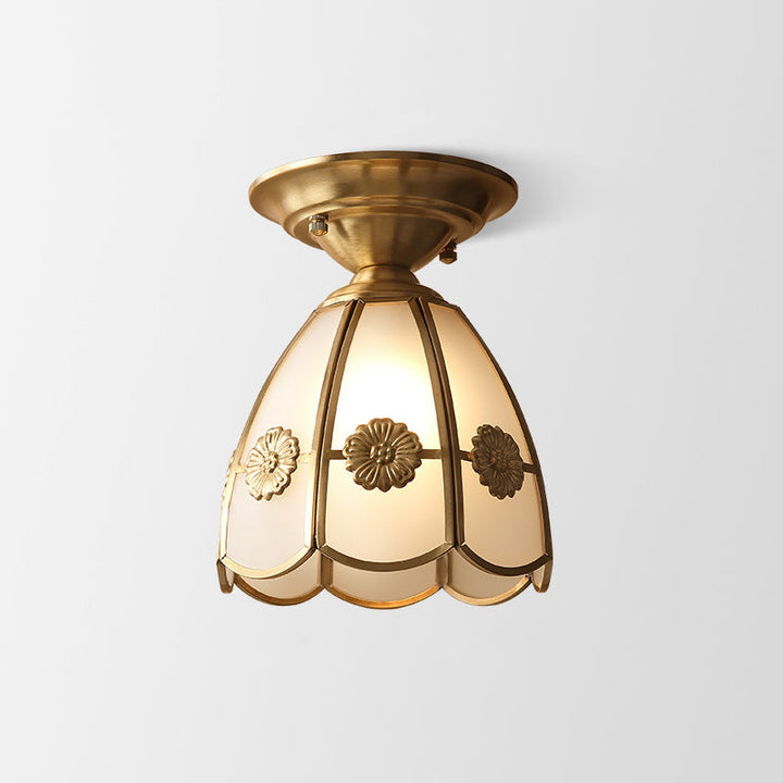 Taklys Messing Metall Flush Mount Armatur Luvikno