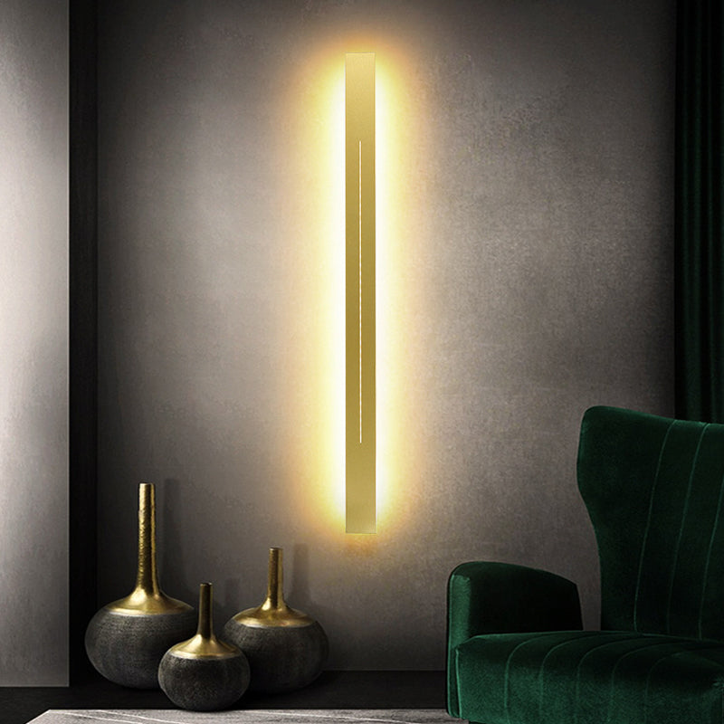 Simplicity Bar Formet LED Veggmontert Lys Metall Stue Vegglampe Belysning | Luvikno