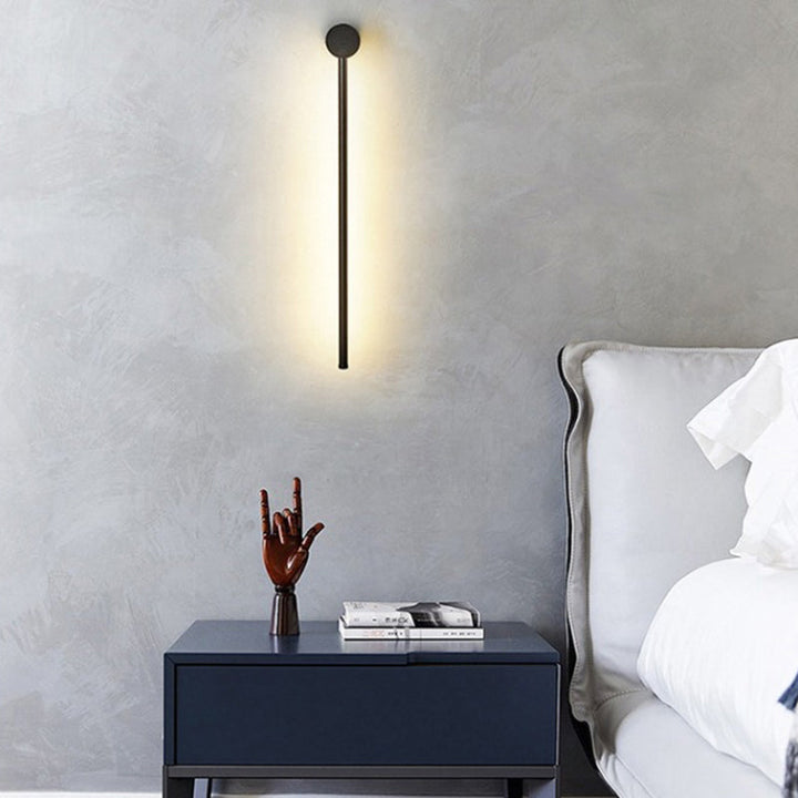 Slim Tube Format Vegglampe Moderne Metall Stue LED Vegglampe Fixture | Luvikno