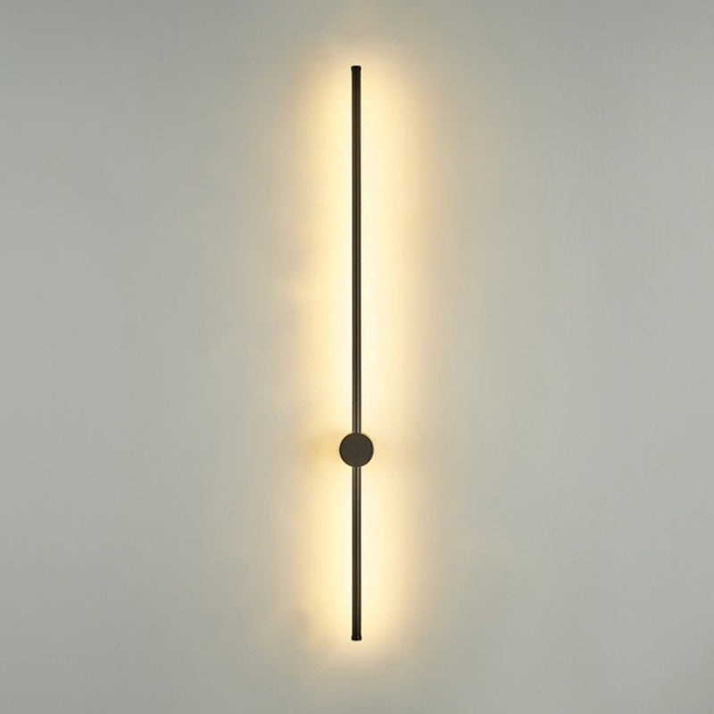 Slim Tube Format Vegglampe Moderne Metall Stue LED Vegglampe Fixture | Luvikno