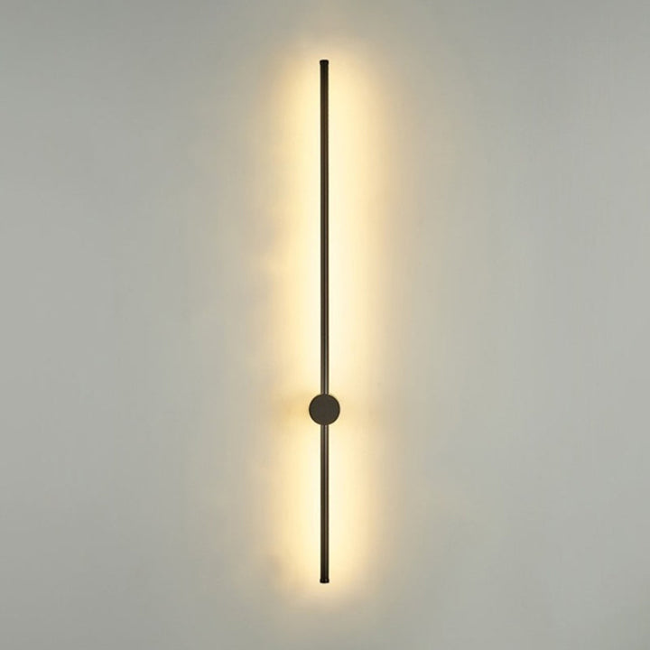 Slim Tube Format Vegglampe Moderne Metall Stue LED Vegglampe Fixture | Luvikno