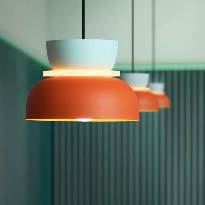Luvikno | Nordisk Fargerik Makron 1 Lyskilde LED Pendellampe