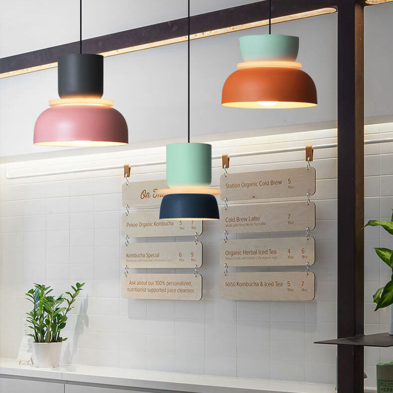 Luvikno | Nordisk Fargerik Makron 1 Lyskilde LED Pendellampe