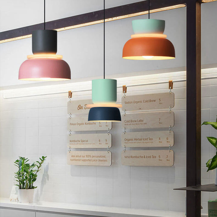 Luvikno | Nordisk Fargerik Makron 1 Lyskilde LED Pendellampe
